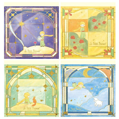 星の王子さま 箔押し箔押しメモパッド 4種類セット