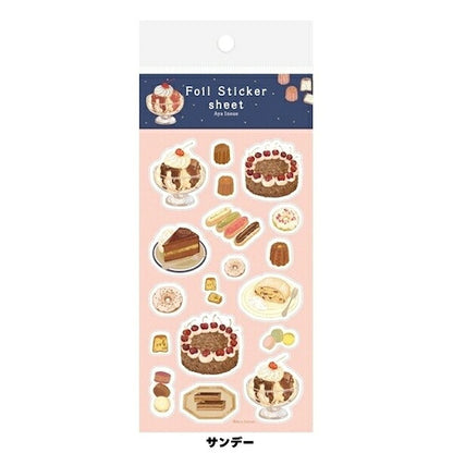 いのうえ彩 箔押しシールシート 4種類セット