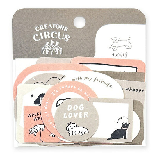 CREATORS CIRCUS フレークシール 小犬工作室