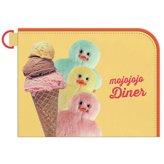 mojojojo Diner フラットポーチ オレンジ