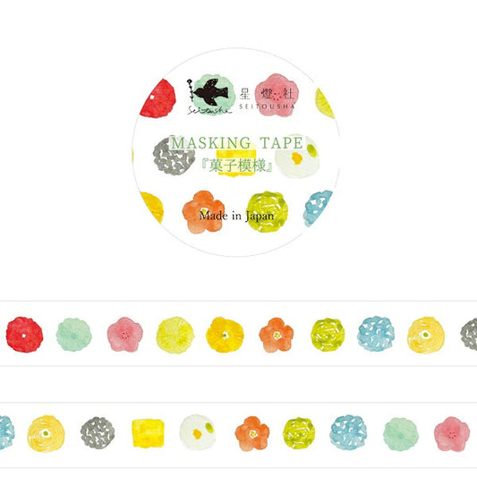 星燈社 マスキングテープ 菓子模様