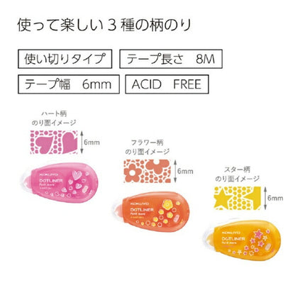 ドットライナープチモア テープのり