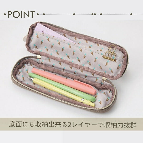nofes ノフェス ペンポーチ モカブラウン