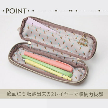 nofes ノフェス ペンポーチ モカブラウン