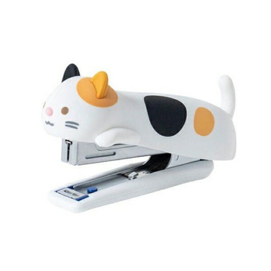 シリコンカバーホッチキス しりこん みけねこ ホッチキス針+シリコンカバー セット