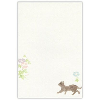 便箋 ねころび 猫と夏の庭