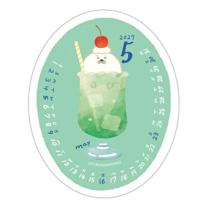 シールカレンダー furukawa 2027