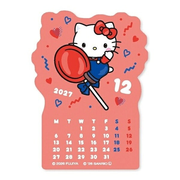 シールカレンダー PEKO×HELLO KITTY 2027