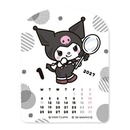 シールカレンダー PEKO×KUROMI 2027