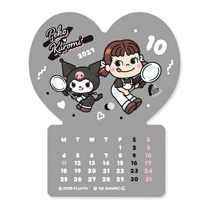 シールカレンダー PEKO×KUROMI 2027