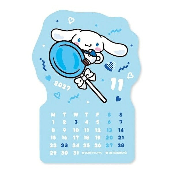 シールカレンダー PEKO×CINNAMOROLL 2027