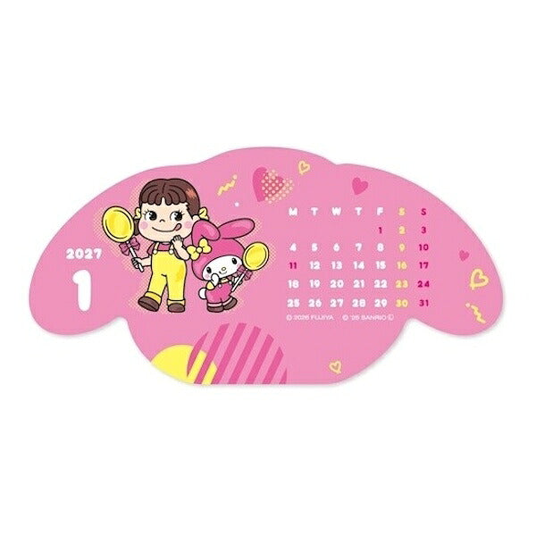 ダイカットカレンダー PEKO×MY MELODY 2027