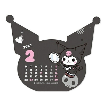 ダイカットカレンダー PEKO×KUROMI 2027