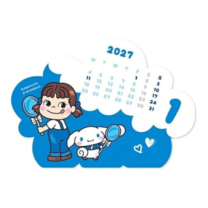 ダイカットカレンダー PEKO×CINNAMOROLL 2027