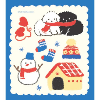 メモパッド 雪といぬ