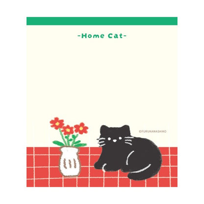 メモパッド 家とねこ