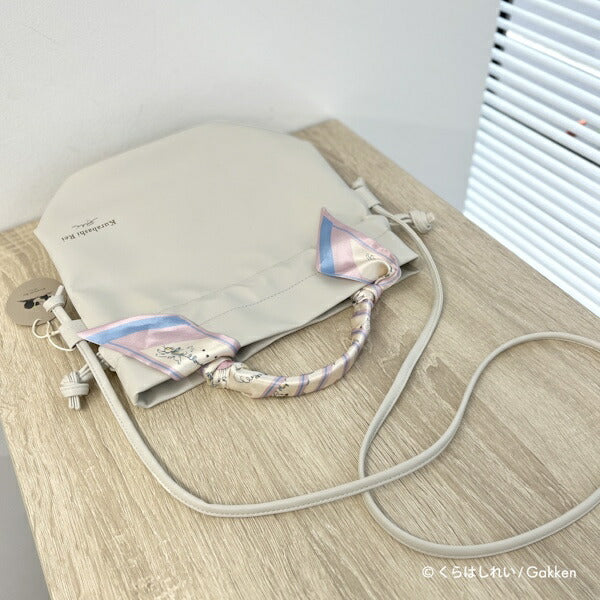 くらはしれい 巾着サコッシュスカーフ付き IVO