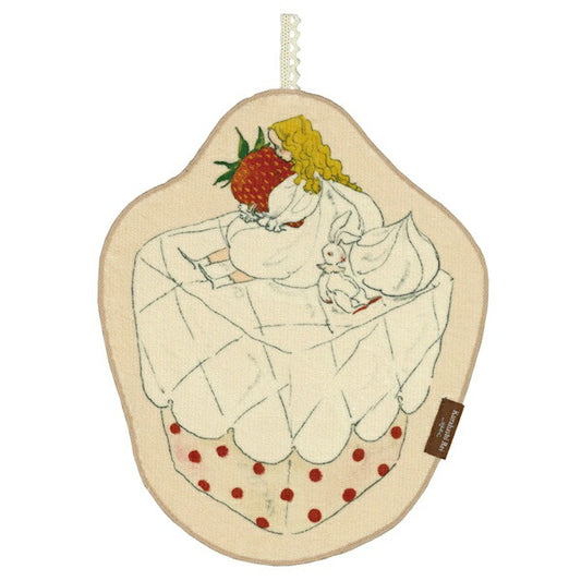 くらはしれい プリントループタオル BEG