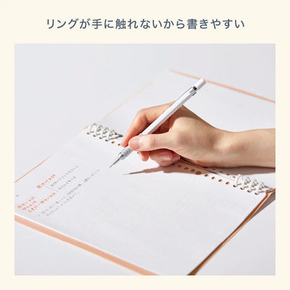 mizutama リングノート テフレーヌ A5 フラワー