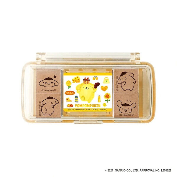 サンリオキャラクターズ ミニスタンプ ポムポムプリン