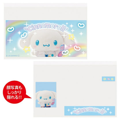 マイナカードクリアケース サンリオキャラクターズ 顔隠し シナモロール