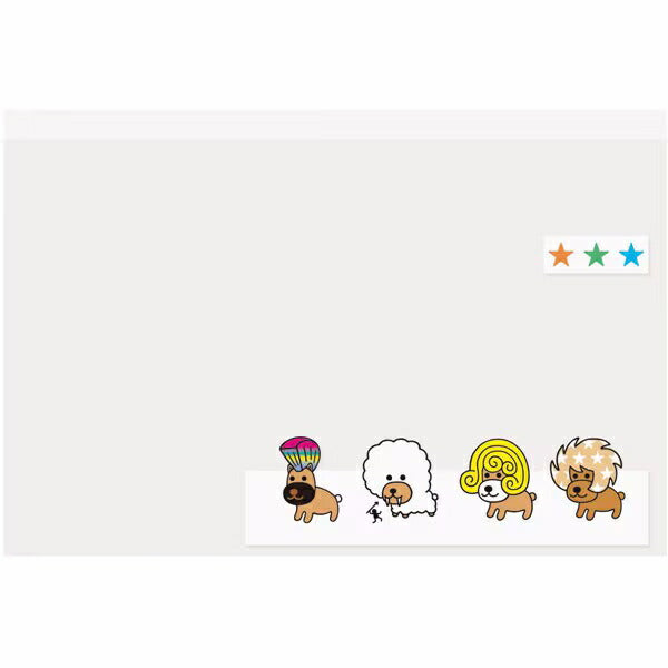 マイナカードクリアケース アフロ犬