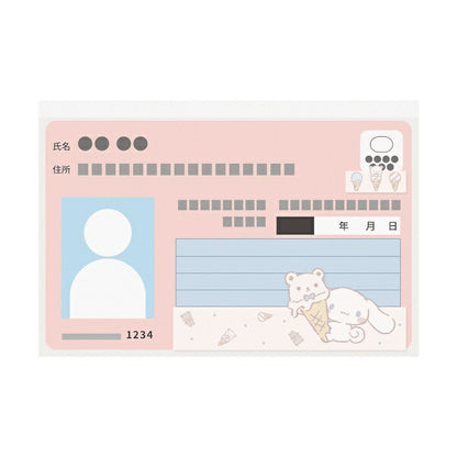 マイナカードクリアケース New サンリオキャラクターズ 顔見え シナモロール