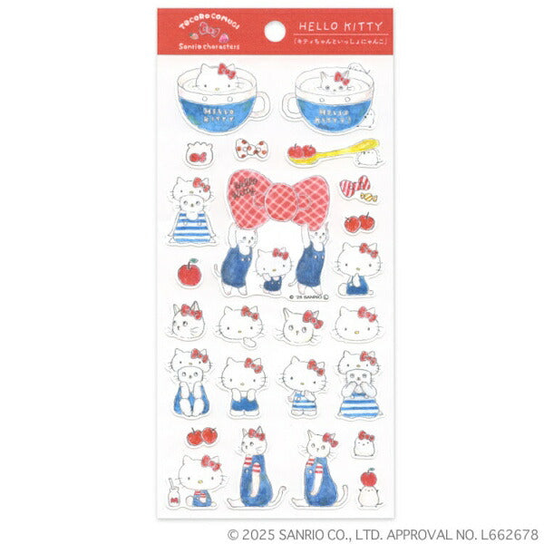 トコロコムギ × サンリオ コットンシール 4種類セット