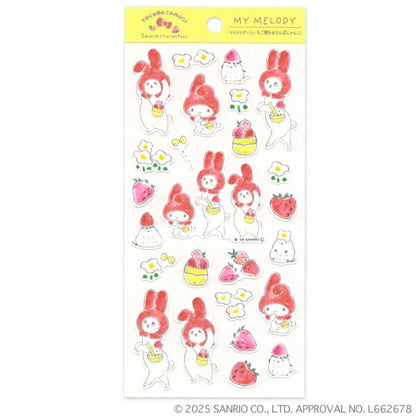 トコロコムギ × サンリオ コットンシール 4種類セット