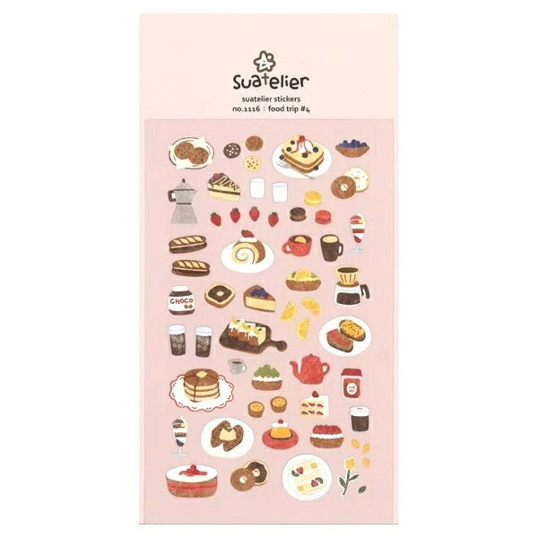 スワテリエ ステッカー food trip#4 スウィーツ＆ドリンク