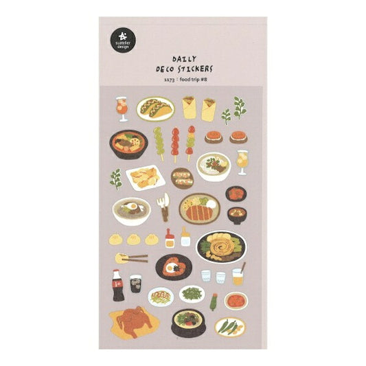 スワテリエ ミニステッカー Food trip#8