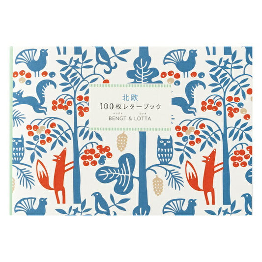 北欧 100枚レターブック BENGT ＆ LOTTA